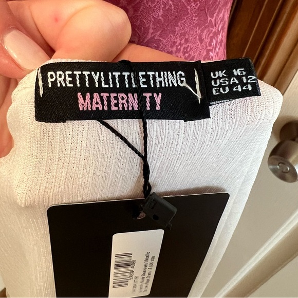 NWT PRETTY LITTLE THING MATERNITY dress (UK 16/ US 12) - Picture 3 of 7